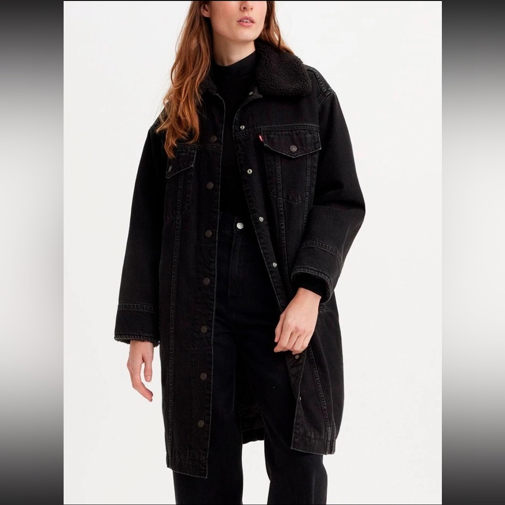 Longline padded truker come back jacket